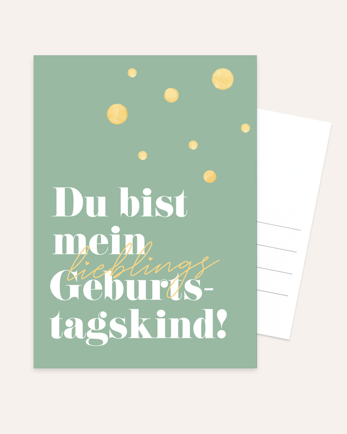 Geburtstagswünsche - 10er Postkarten-Set Postkarten-Set Lieblingsmensch®