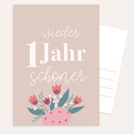 Geburtstagswünsche - 10er Postkarten-Set