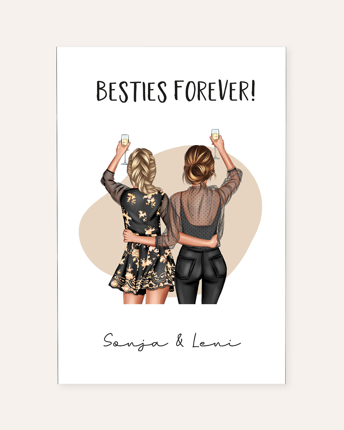 Besties forever! - Poster Poster Lieblingsmensch®