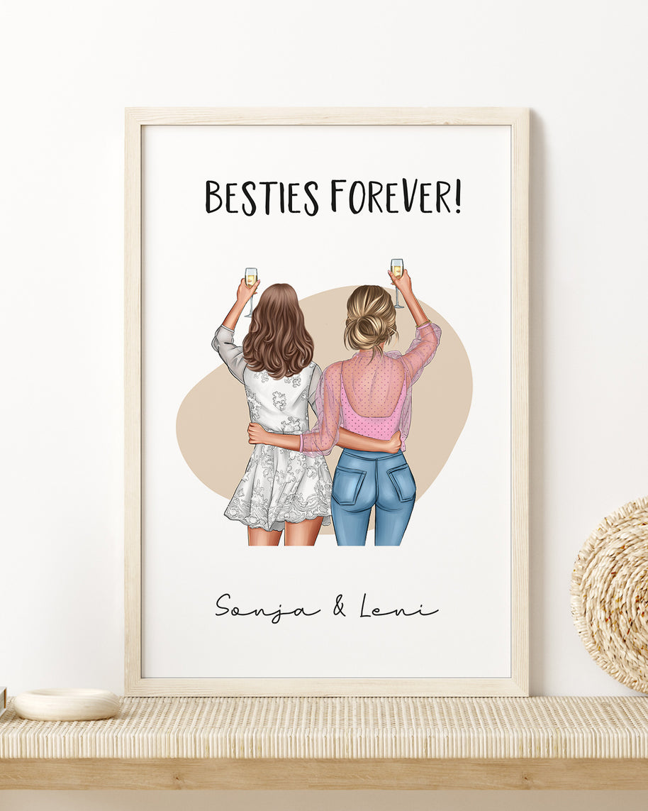 Poster Besties Forever 