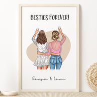 Poster Besties Forever 