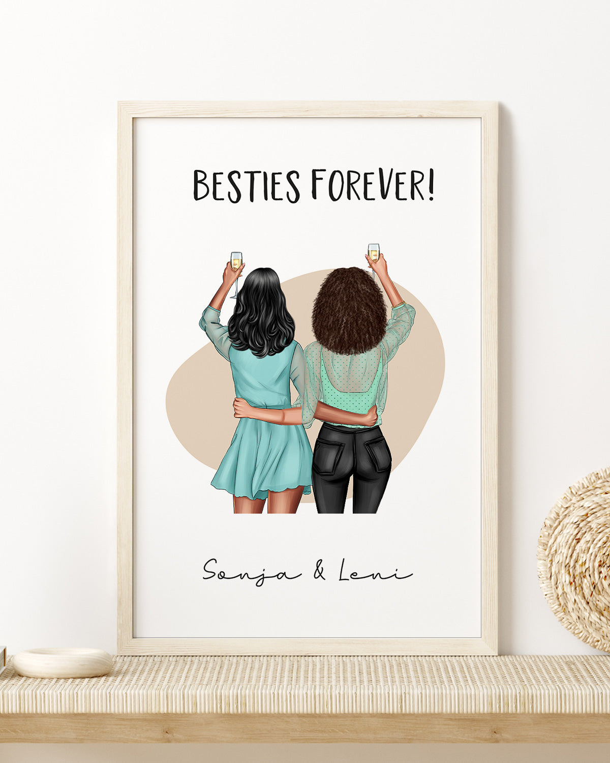 Besties forever! - Poster Poster Lieblingsmensch®