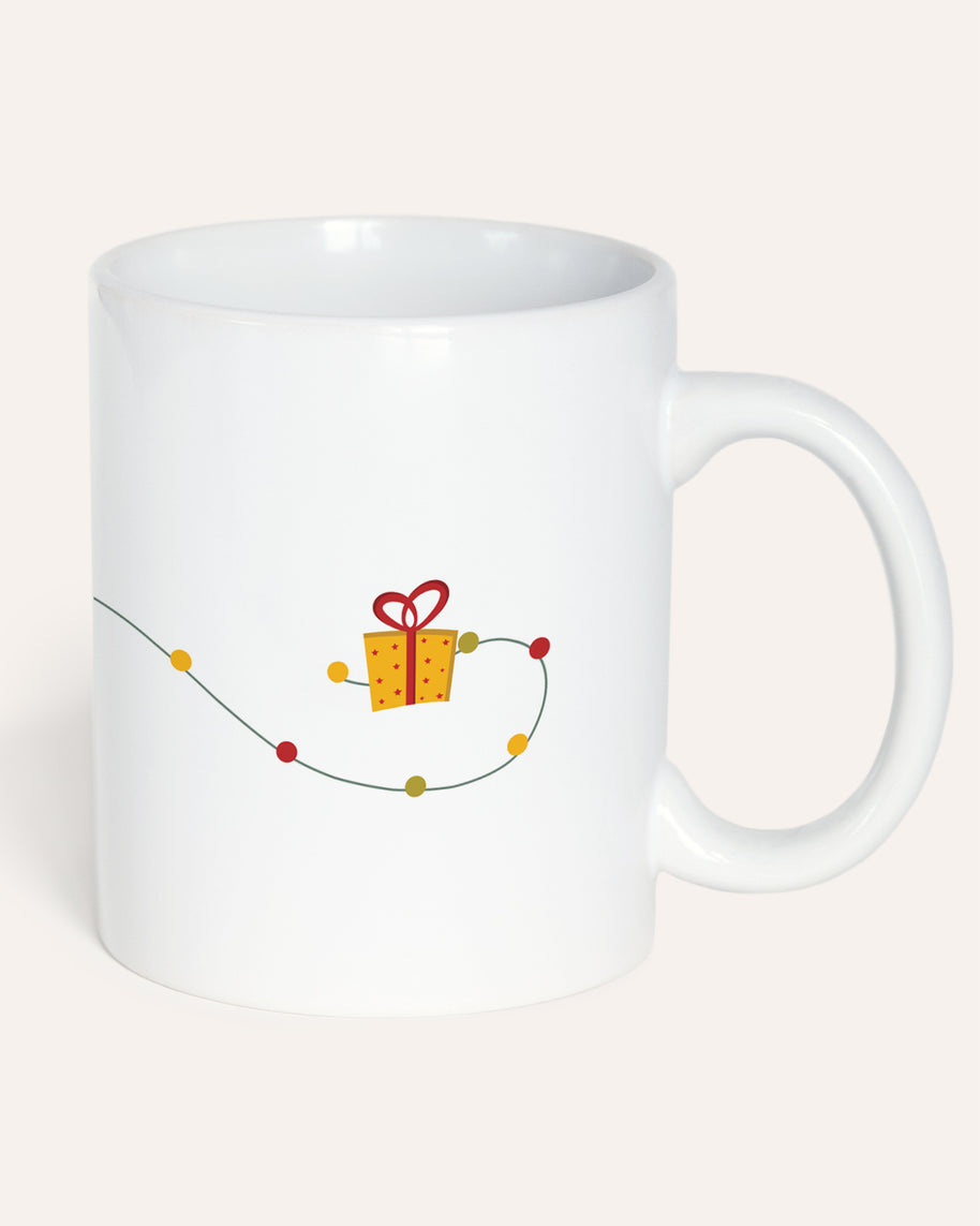 Motiv: Weihnachtstasse Hund - Tasse