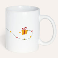 Motiv: Weihnachtstasse Hund - Tasse