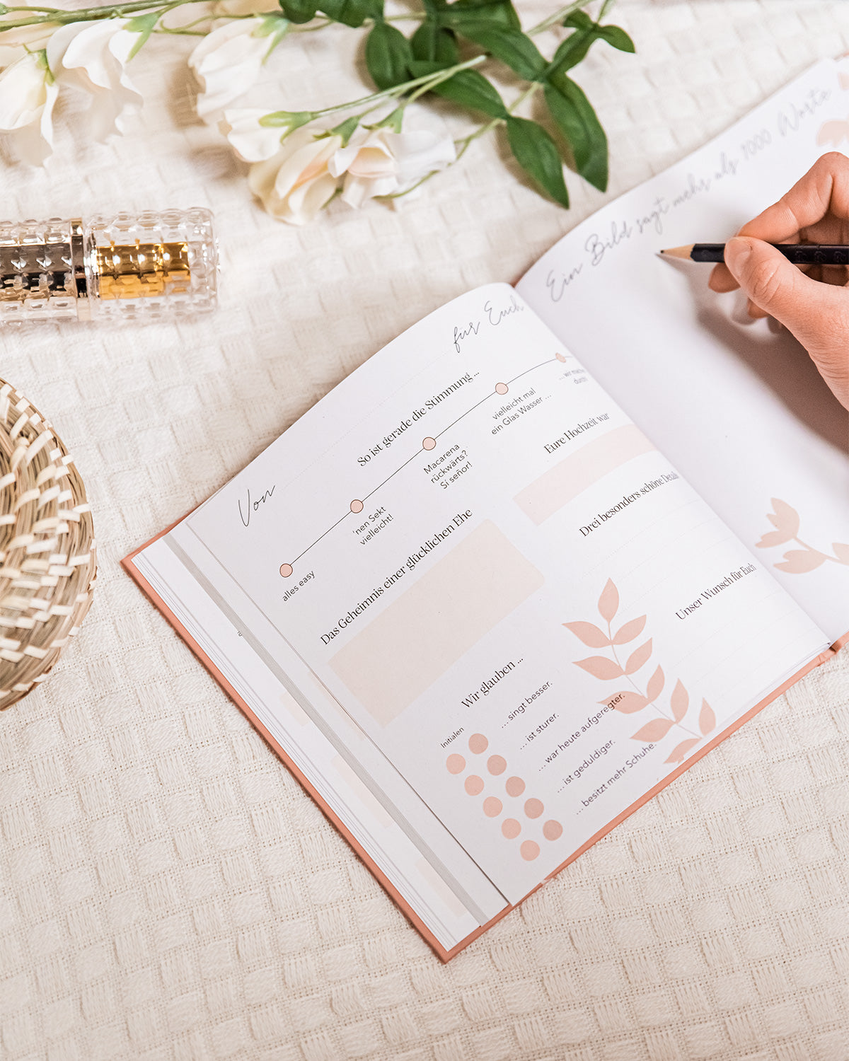 Gästebuch - Hochzeit | Braut & Bräutigam Planer & Bücher Lieblingsmensch®