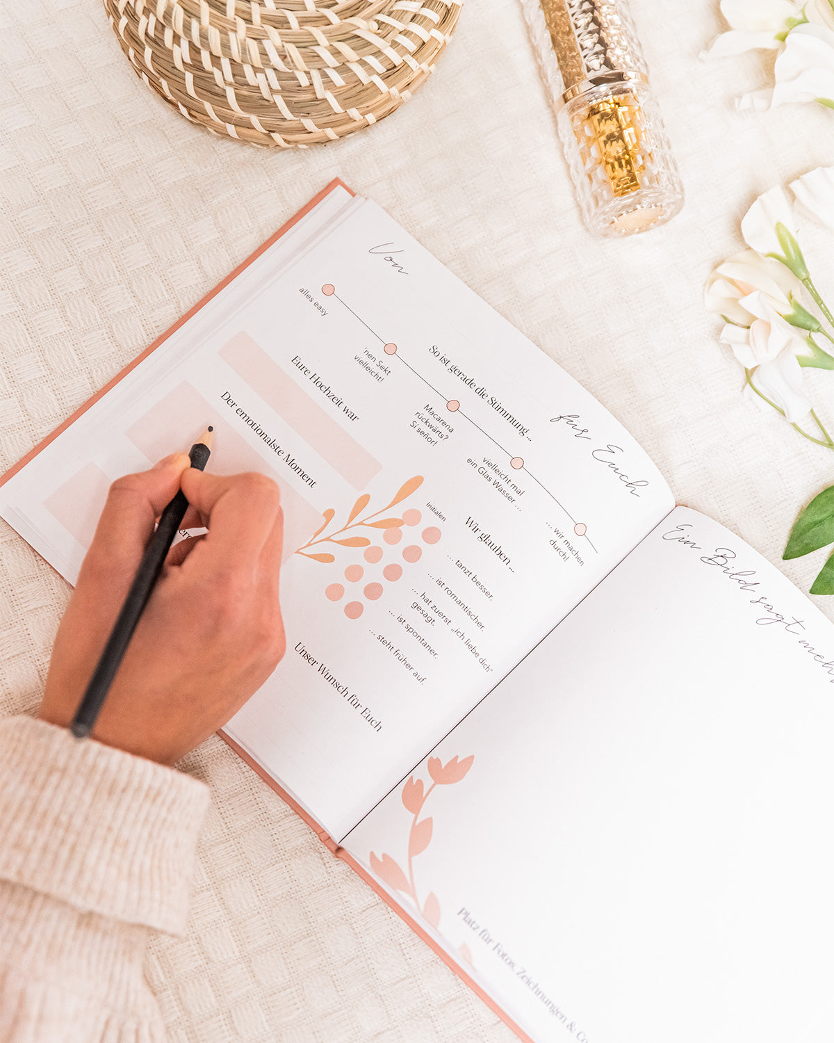 Gästebuch - Hochzeit | Braut & Bräutigam Planer & Bücher Lieblingsmensch®
