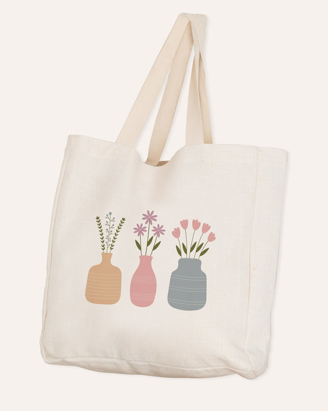 Motiv: Flowers - VS" Stofftasche Stofftasche LiebelieberDich
