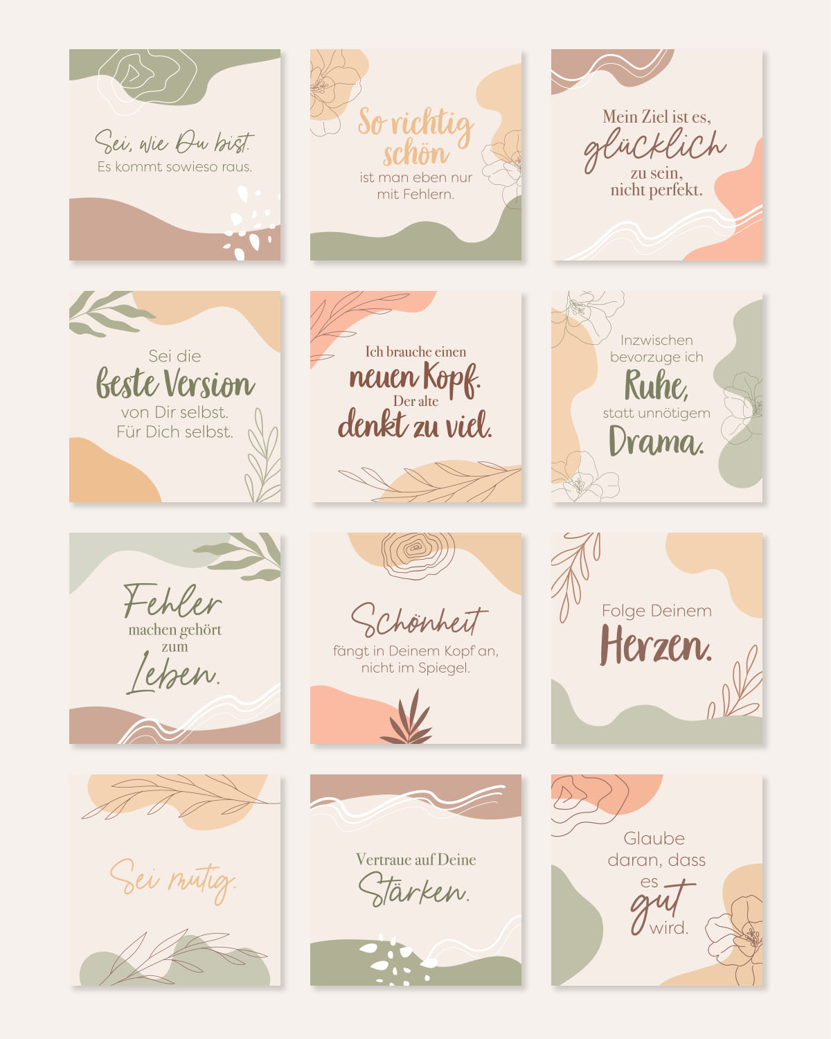 Bleib stark - Karten im Holzaufsteller Karten im Holzaufsteller Lieblingsmensch®