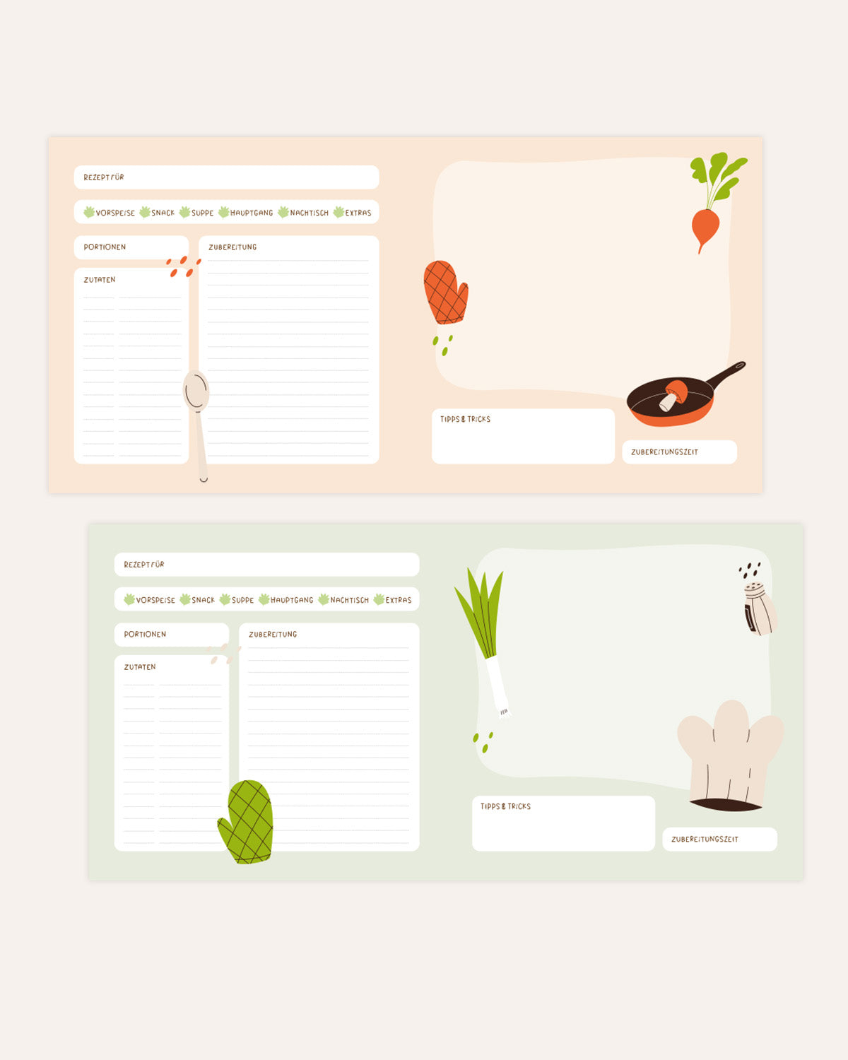 Meine Lieblingsrezepte - Rezeptbuch Planer & Bücher Lieblingsmensch®