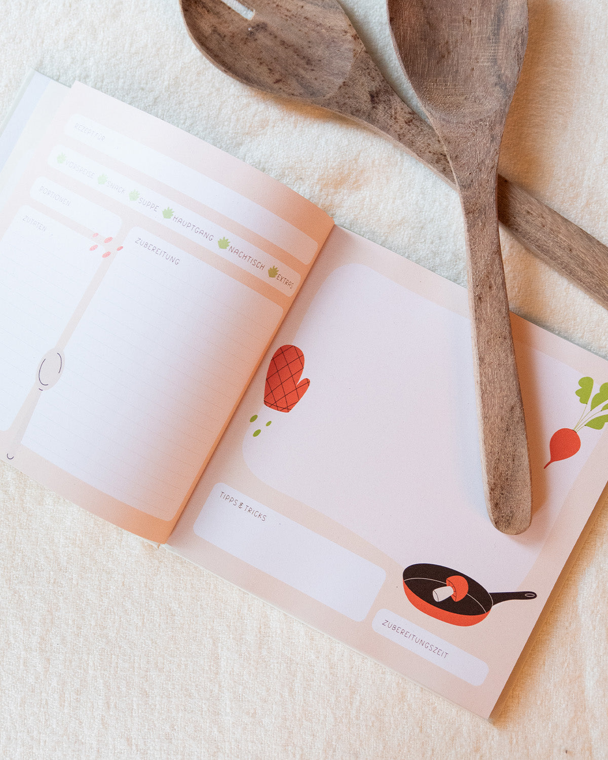 Meine Lieblingsrezepte - Rezeptbuch Planer & Bücher Lieblingsmensch®