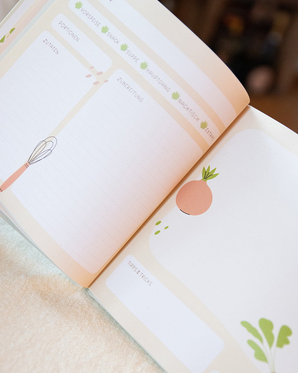 Meine Lieblingsrezepte - Rezeptbuch Planer & Bücher Lieblingsmensch®