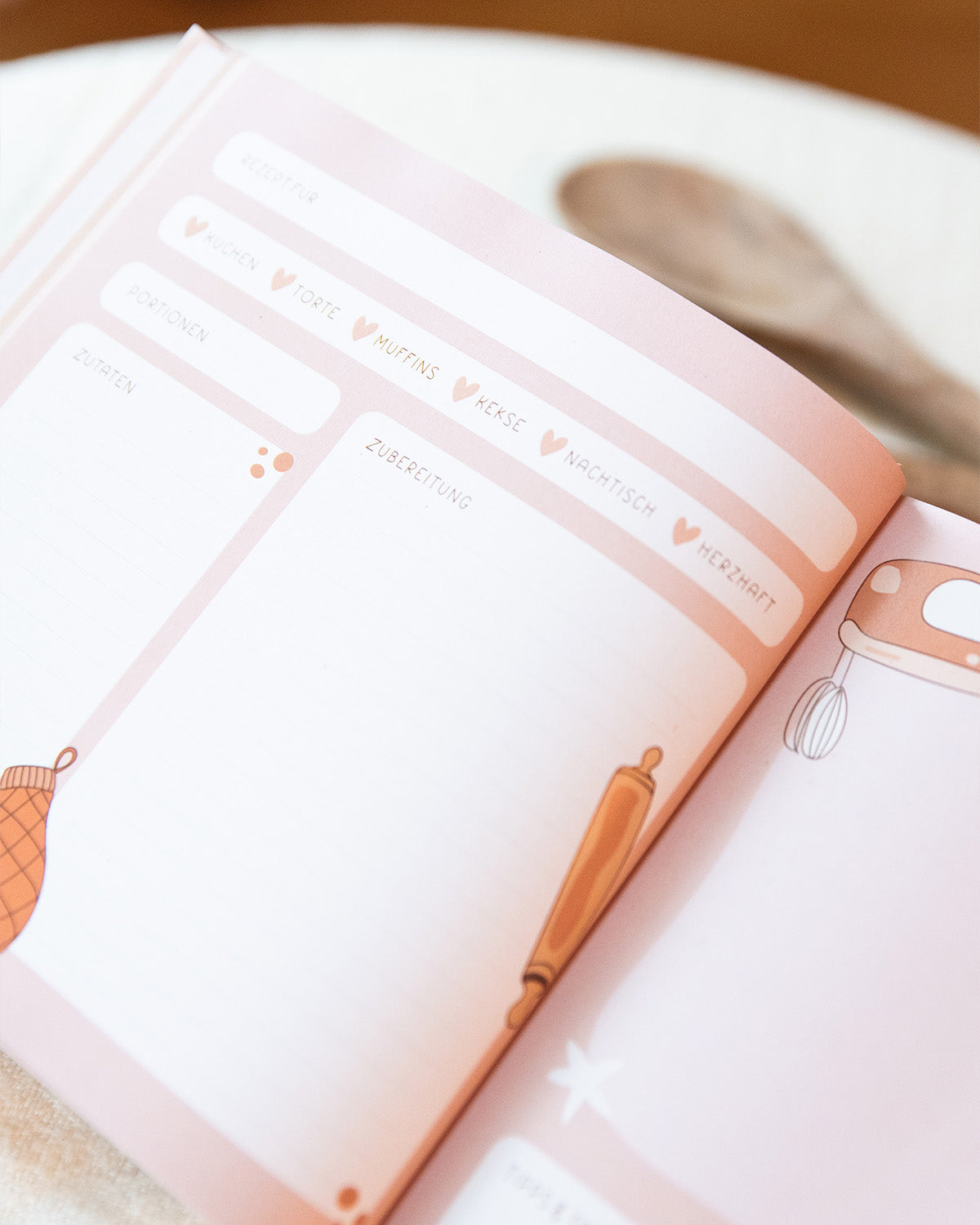 Meine Backrezepte - Rezeptbuch Planer & Bücher Lieblingsmensch®