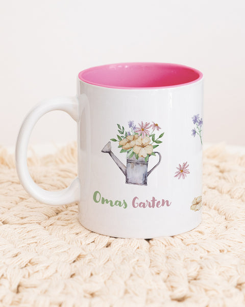 Omas Garten - Tasse Pink Tasse Lieblingsmensch®