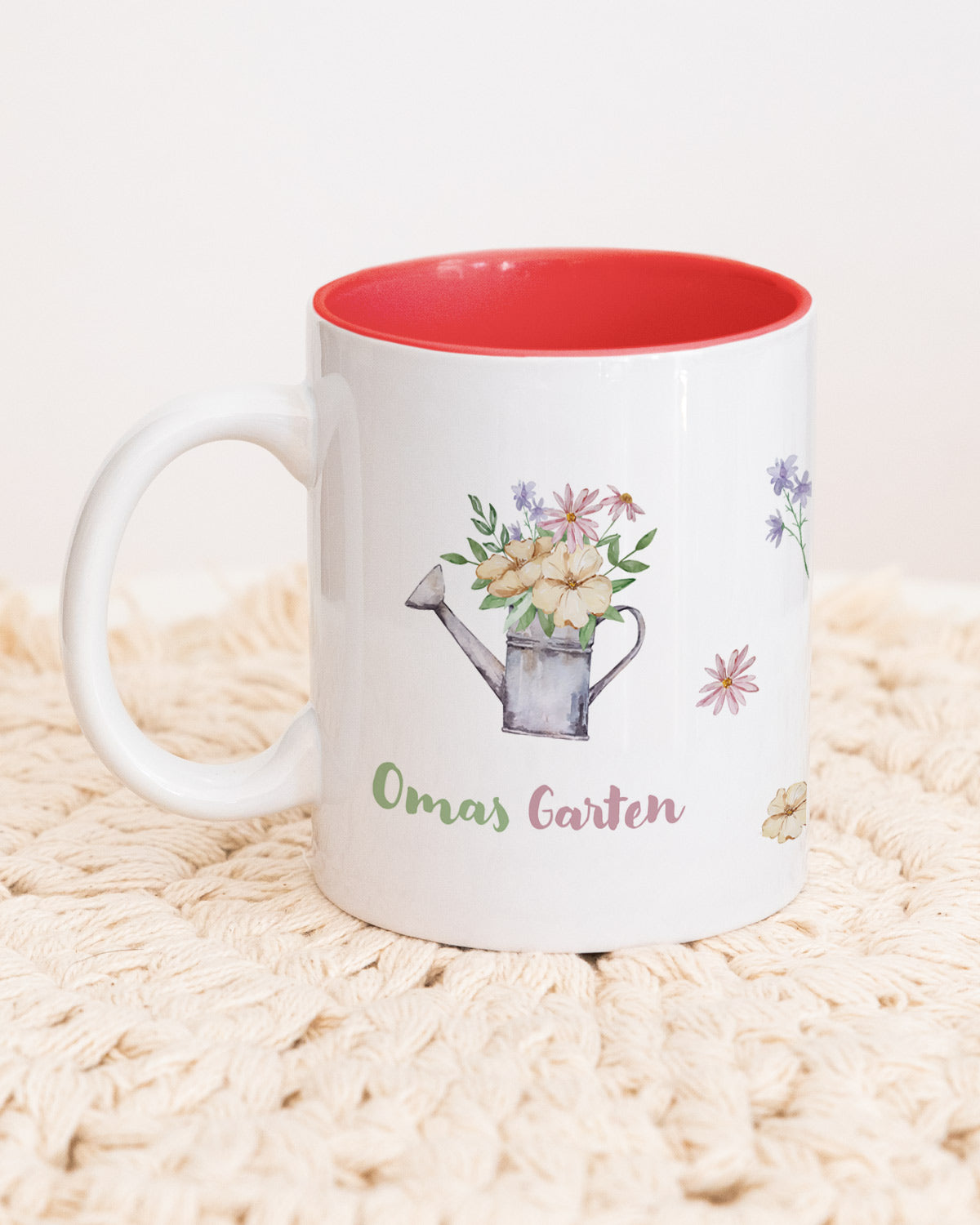 Omas Garten - Tasse Rot Tasse Lieblingsmensch®