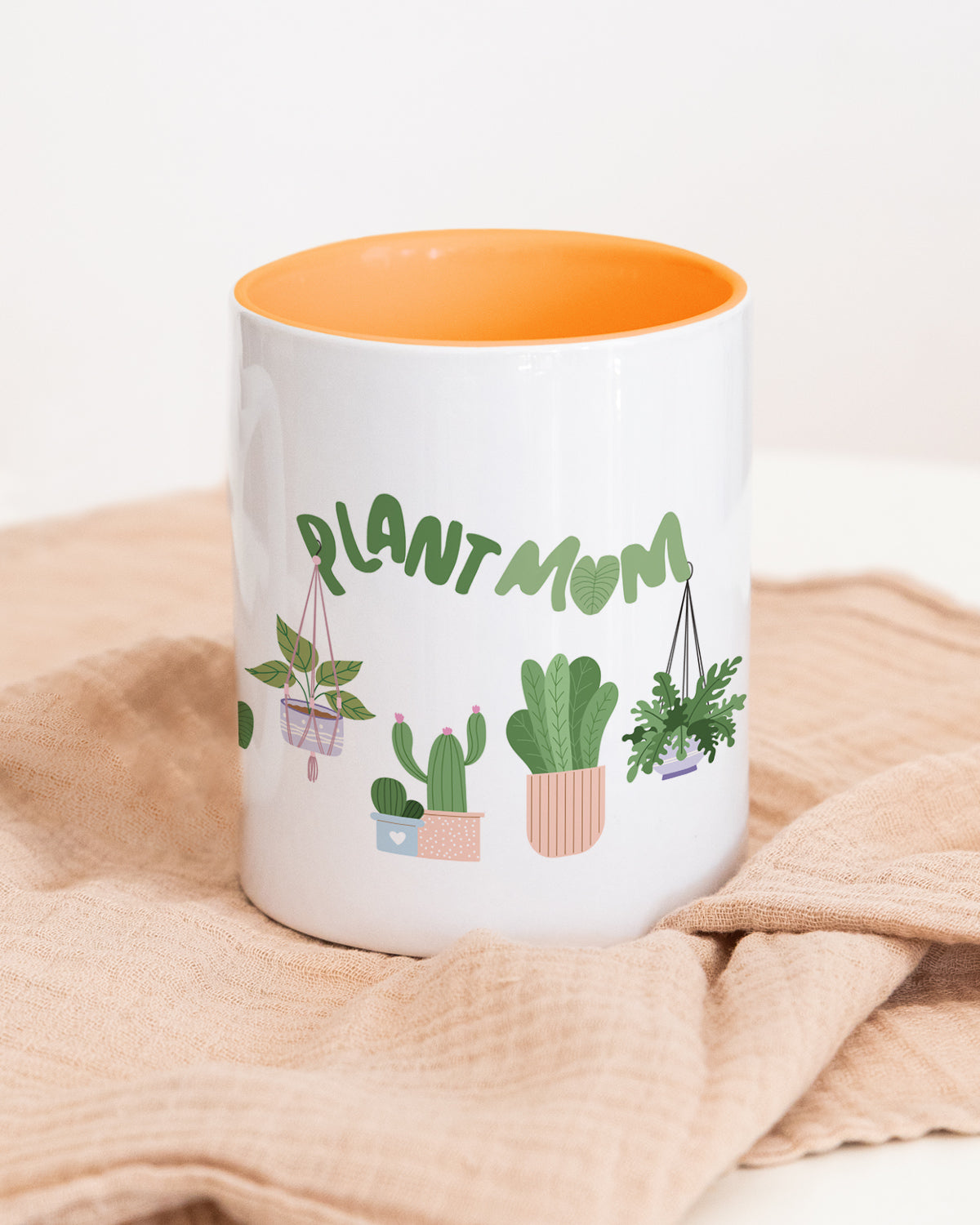 Plantmom - Tasse Orange Tasse Lieblingsmensch®