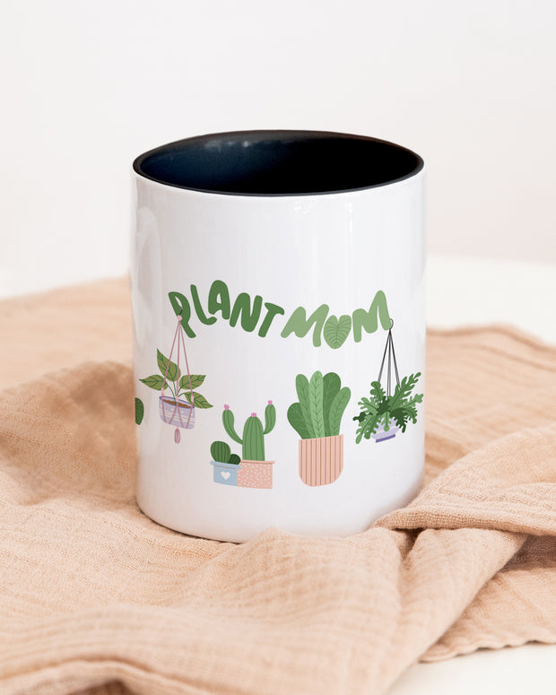 Plantmom - Tasse Schwarz Tasse Lieblingsmensch®