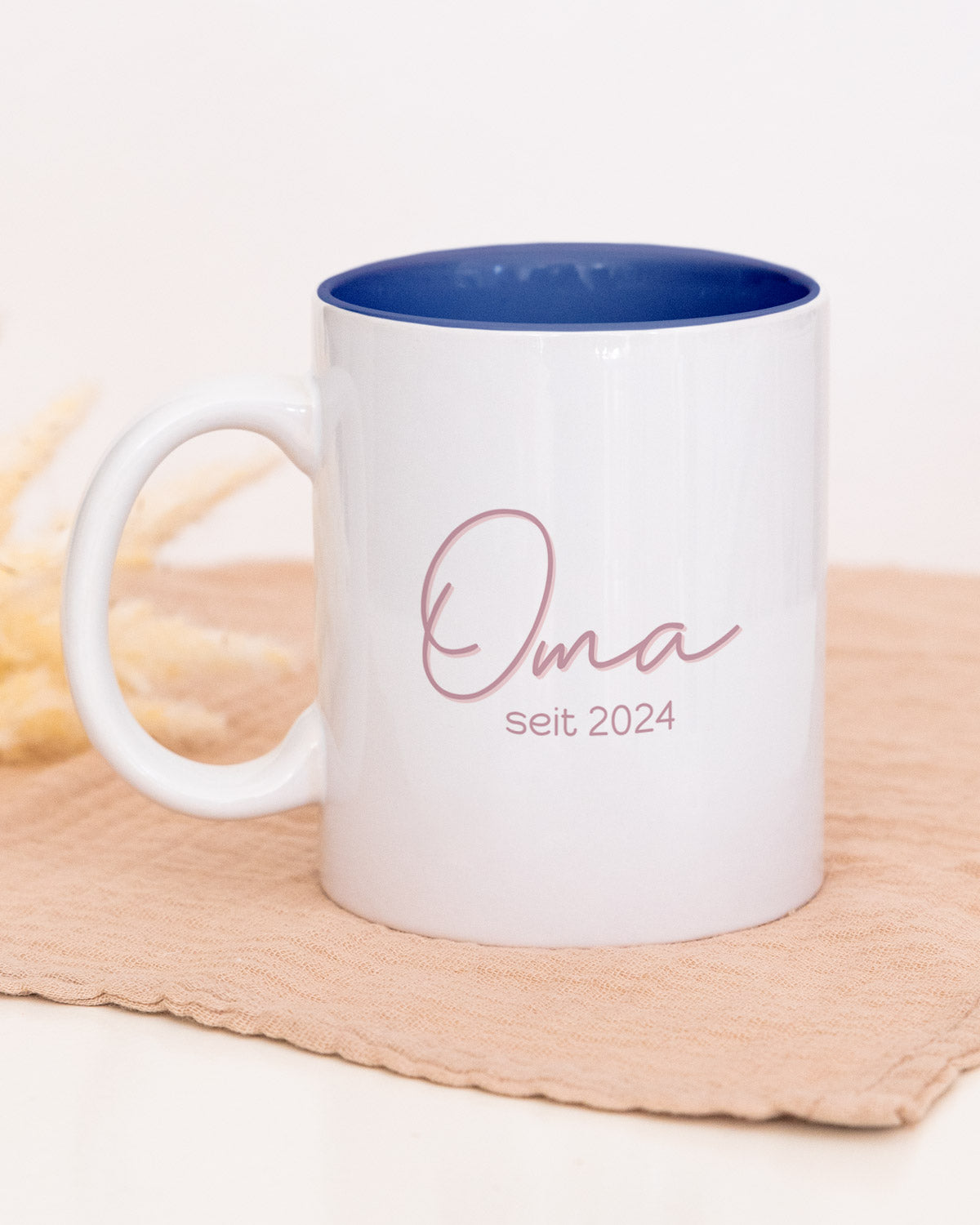 Oma seit - Tasse Dunkelblau Tasse Lieblingsmensch®