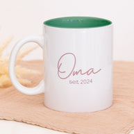 Oma seit - Tasse Dunkelgrün Tasse Lieblingsmensch®