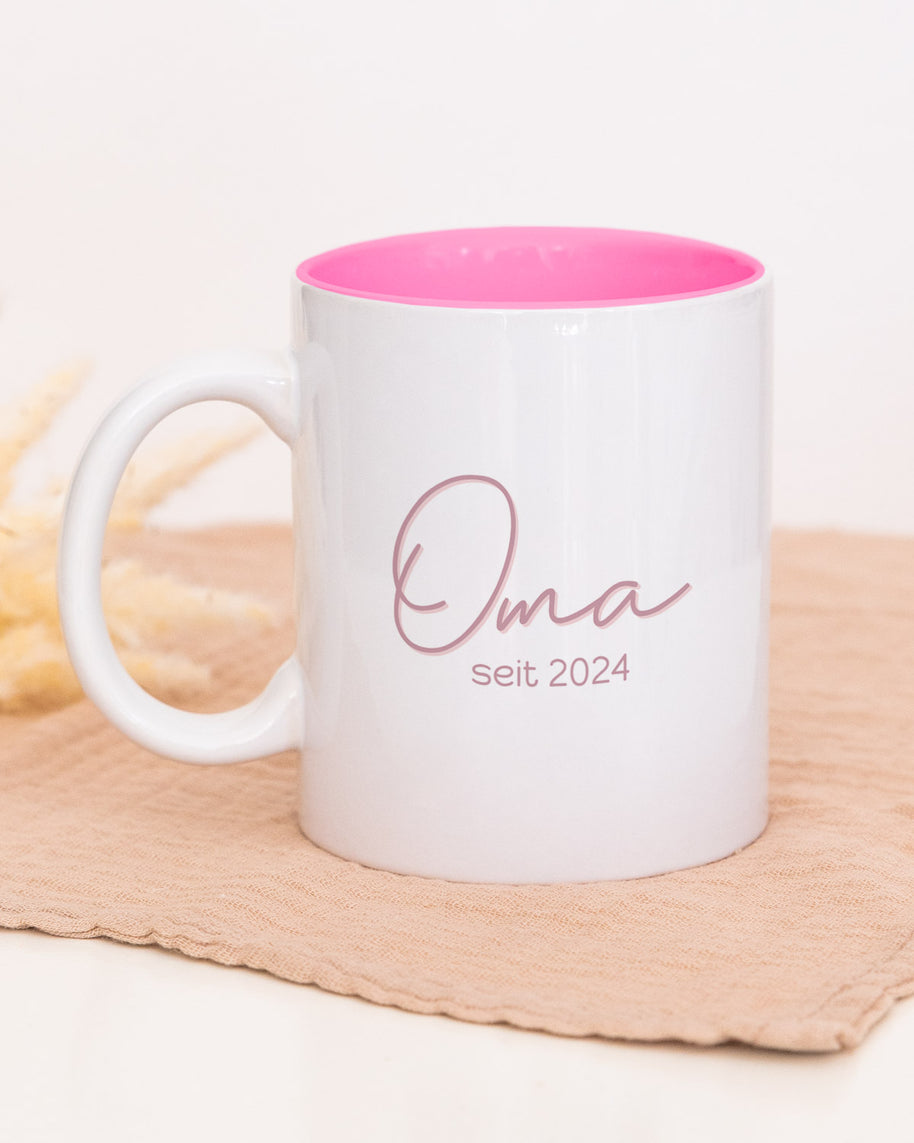 Oma seit - Tasse Pink Tasse Lieblingsmensch®