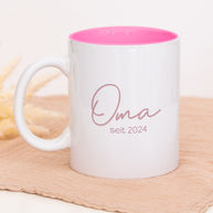 Oma seit - Tasse Pink Tasse Lieblingsmensch®