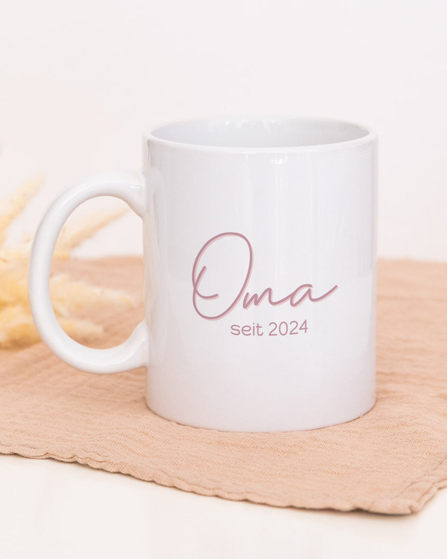Oma seit - Tasse Weiß Tasse Lieblingsmensch®