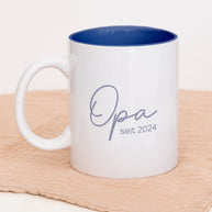 Opa seit - Tasse Dunkelblau Tasse Lieblingsmensch®