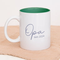 Opa seit - Tasse Dunkelgrün Tasse Lieblingsmensch®