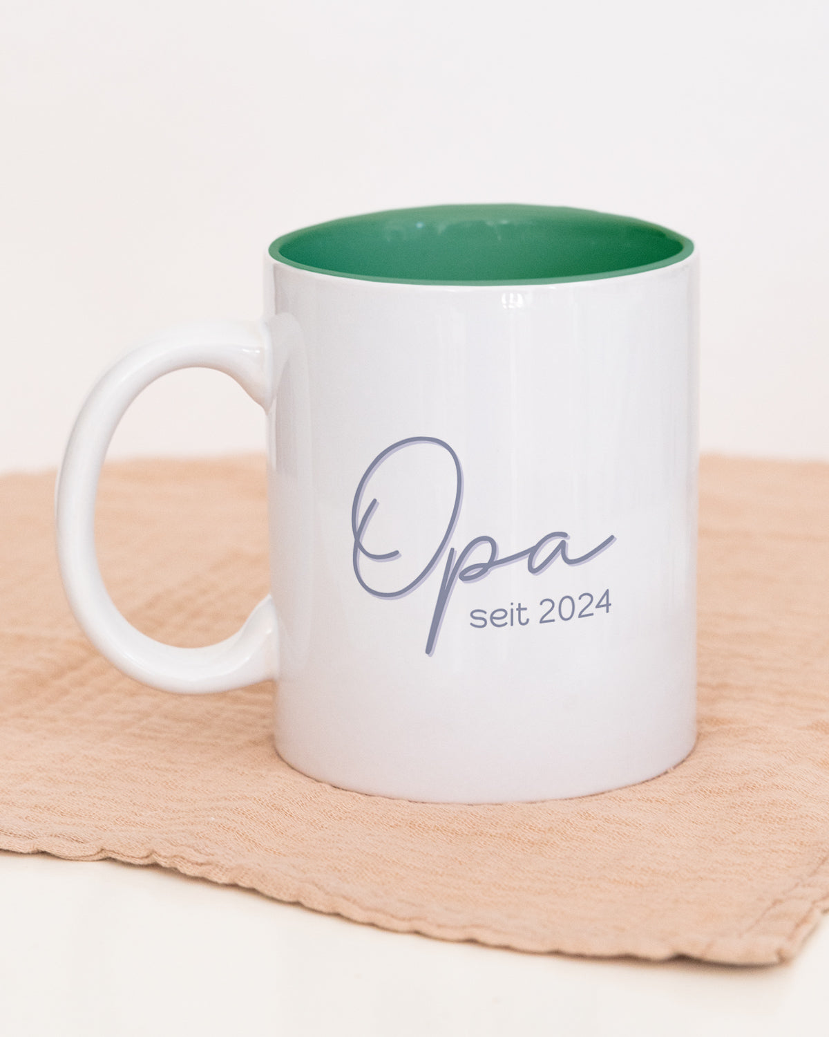 Opa seit - Tasse Dunkelgrün Tasse Lieblingsmensch®
