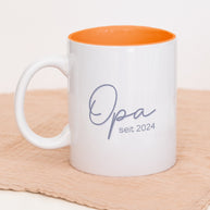 Opa seit - Tasse Orange Tasse Lieblingsmensch®
