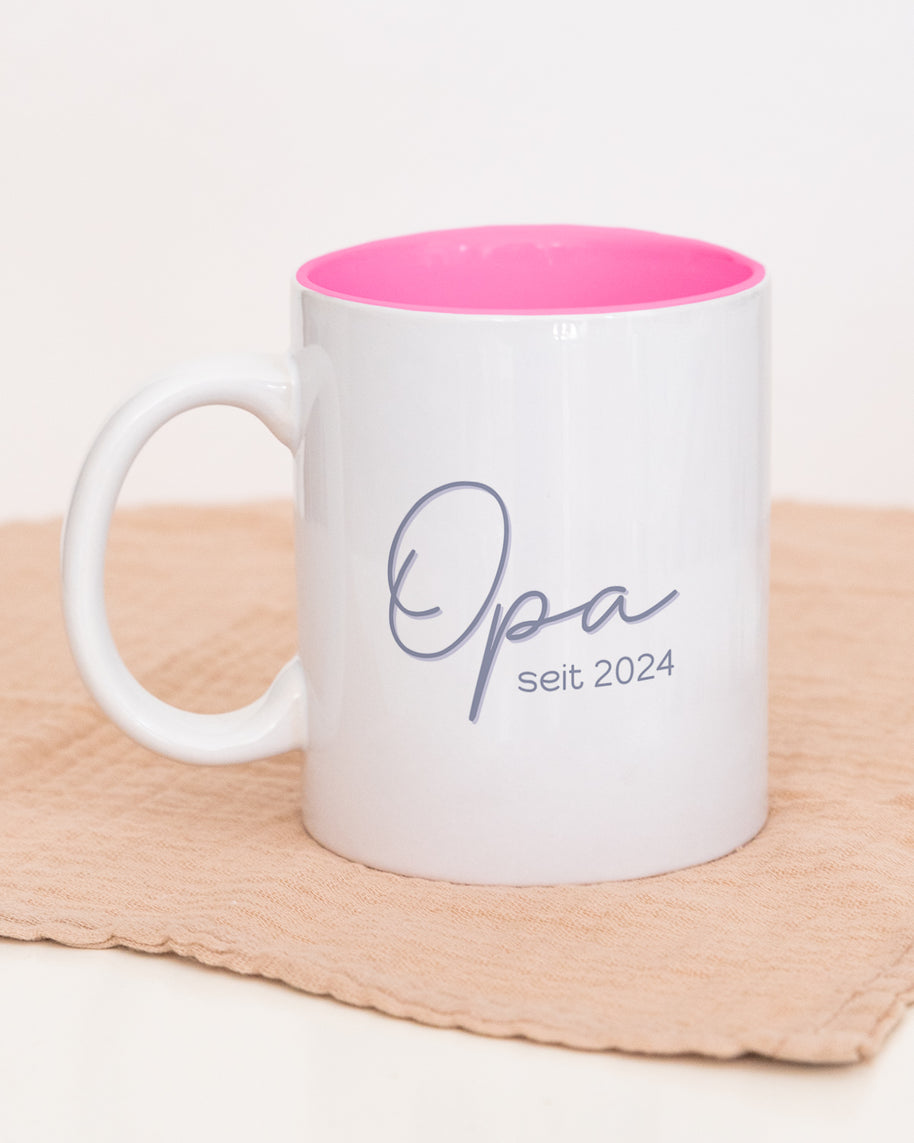 Opa seit - Tasse Pink Tasse Lieblingsmensch®