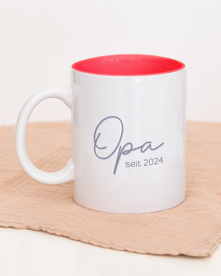 Opa seit - Tasse Rot Tasse Lieblingsmensch®