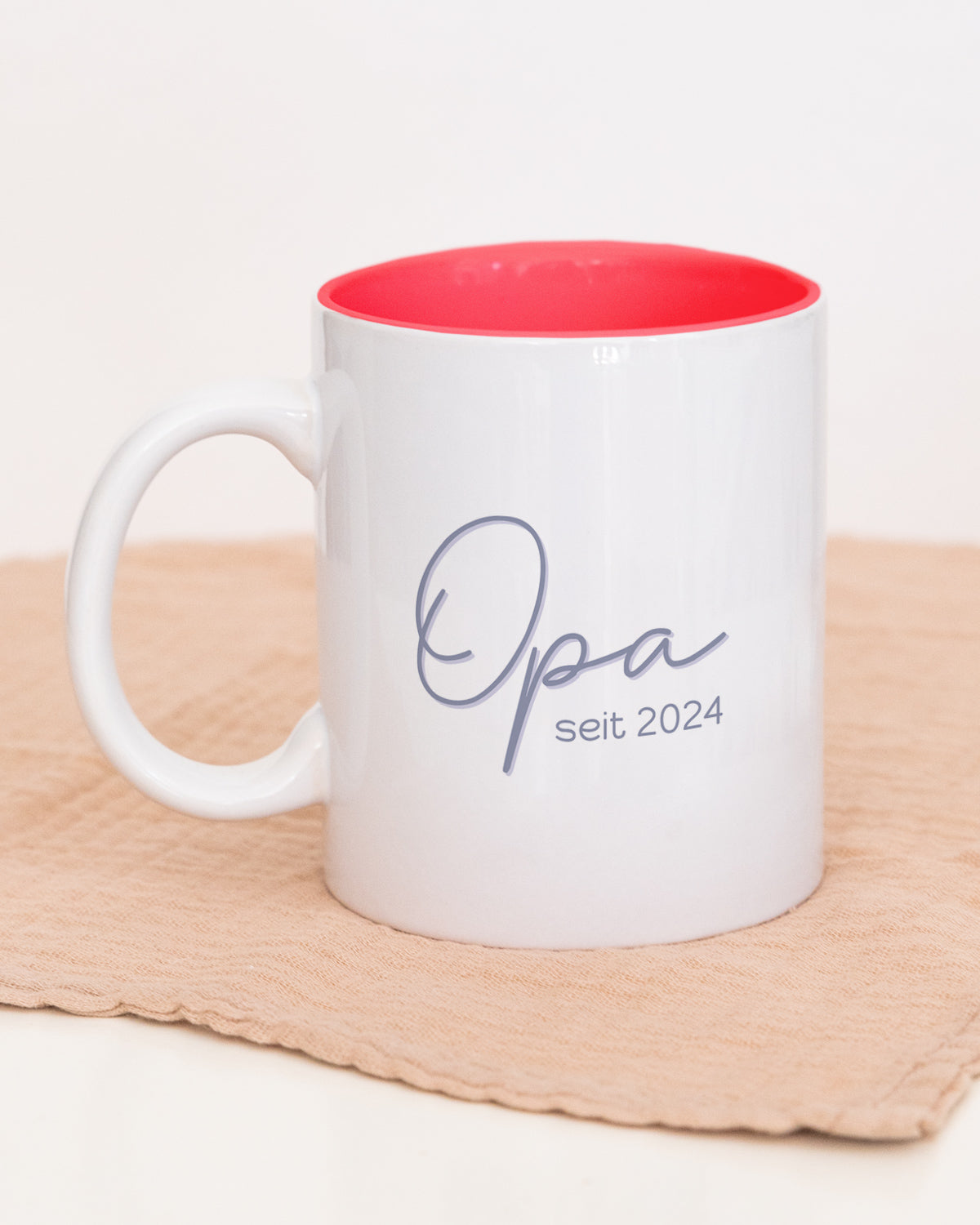 Opa seit - Tasse Rot Tasse Lieblingsmensch®