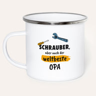 Weltbeste Opa - Emaille Tasse Tasse Lieblingsmensch®
