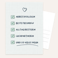 Arbeitskollegin - Postkarte Postkarte Lieblingsmensch®