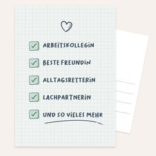 Arbeitskollegin - Postkarte Postkarte Lieblingsmensch®
