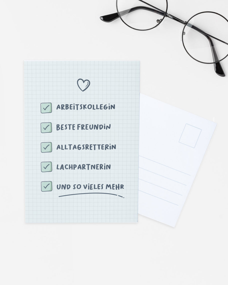 Arbeitskollegin - Postkarte Postkarte Lieblingsmensch®