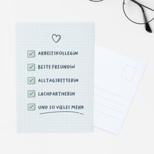 Arbeitskollegin - Postkarte Postkarte Lieblingsmensch®