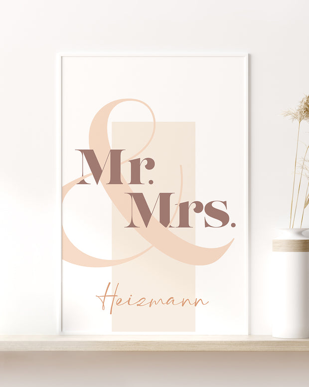 Motiv: Mr. & Mrs. - VS" Poster Poster Lieblingsmensch®