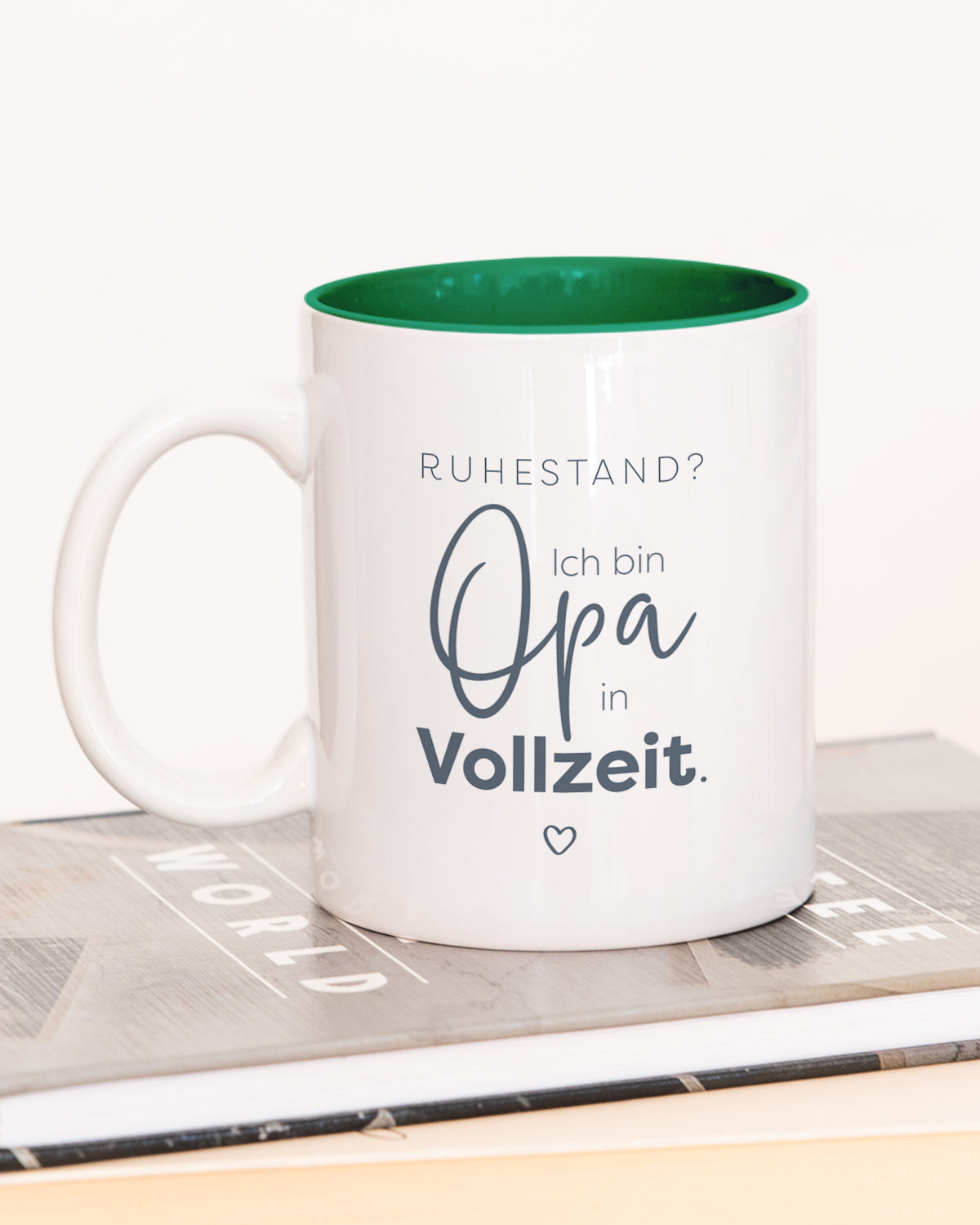 Opa in Vollzeit - Tasse Dunkelgrün Tasse Lieblingsmensch®