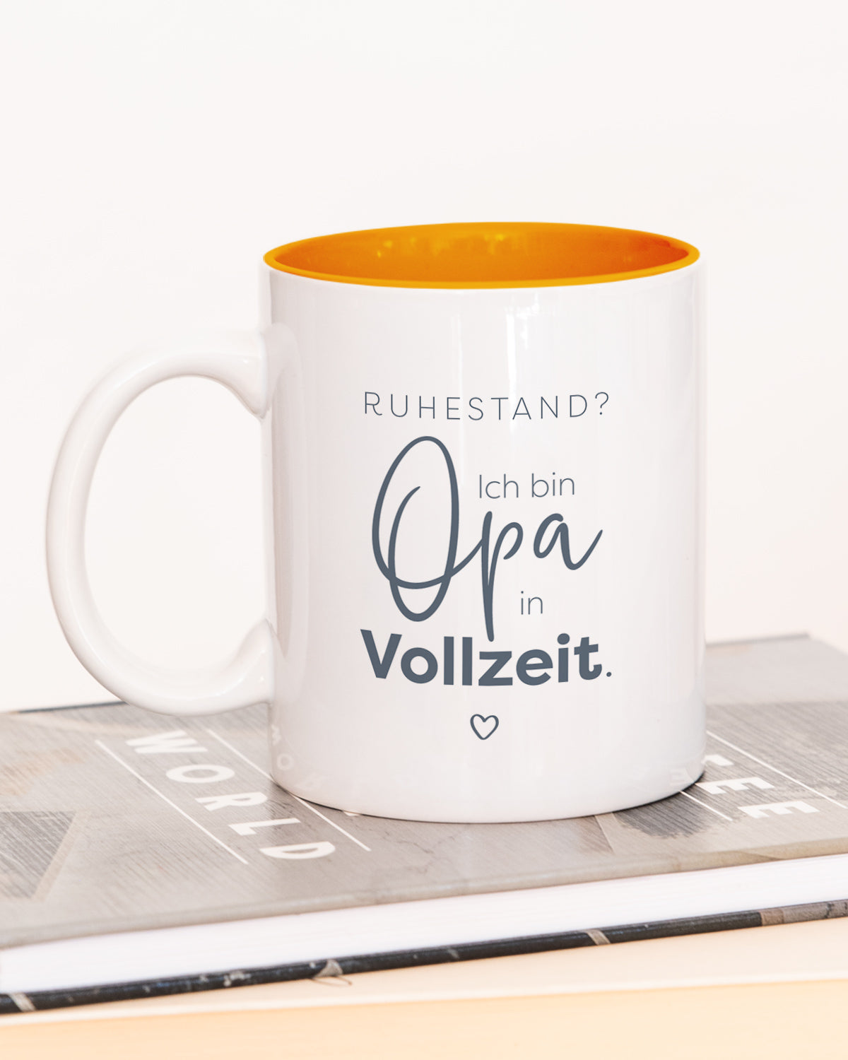 Opa in Vollzeit - Tasse Orange Tasse Lieblingsmensch®