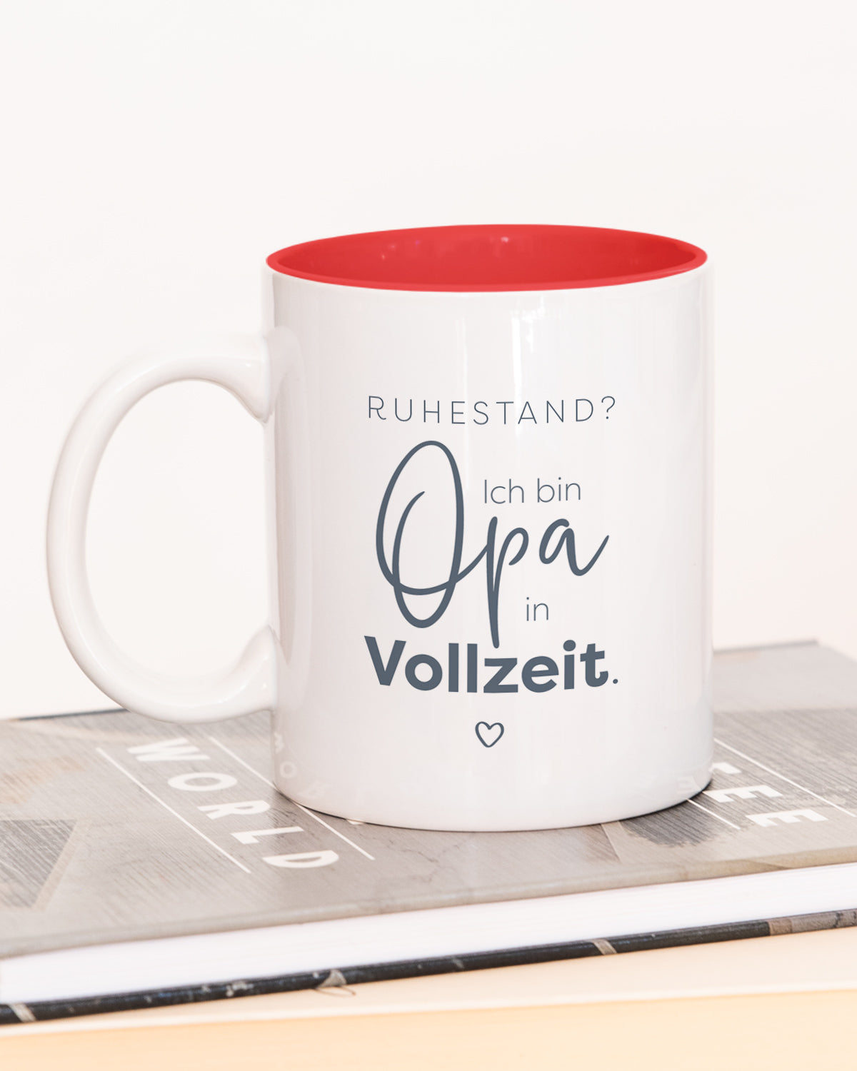 Opa in Vollzeit - Tasse Rot Tasse Lieblingsmensch®