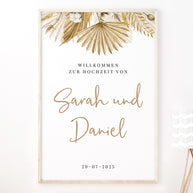 Boho - Willkommen zur Hochzeit - Poster Poster Lieblingsmensch®