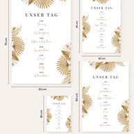 Boho - Tagesablauf der Hochzeit - Poster Poster Lieblingsmensch®