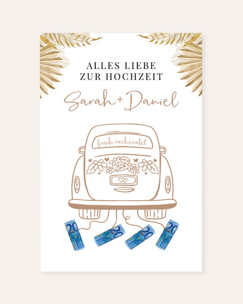 Alles Liebe - Geldgeschenk zur Hochzeit Poster Lieblingsmensch®