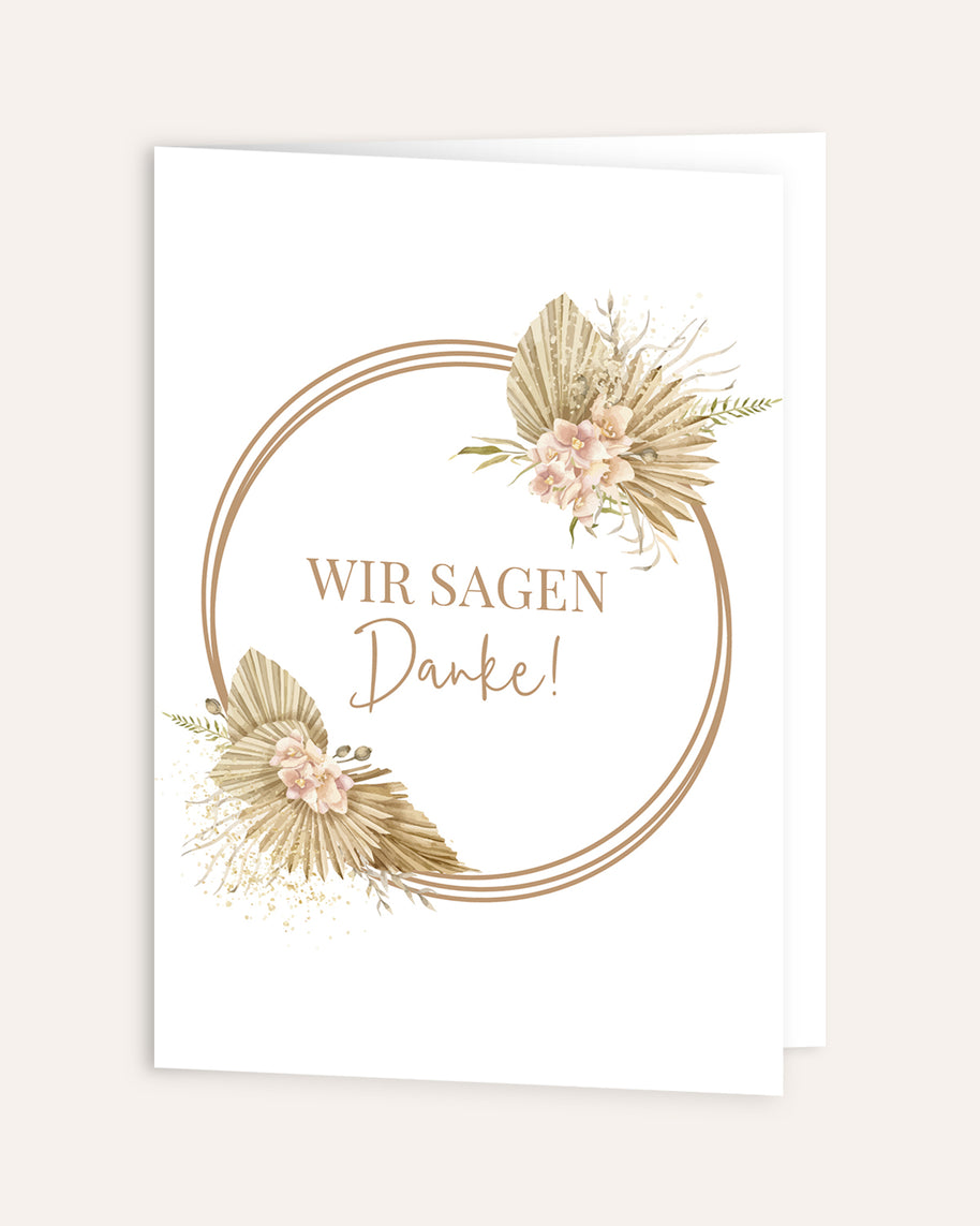 Boho - Dankeskarte Grußkarte Lieblingsmensch®