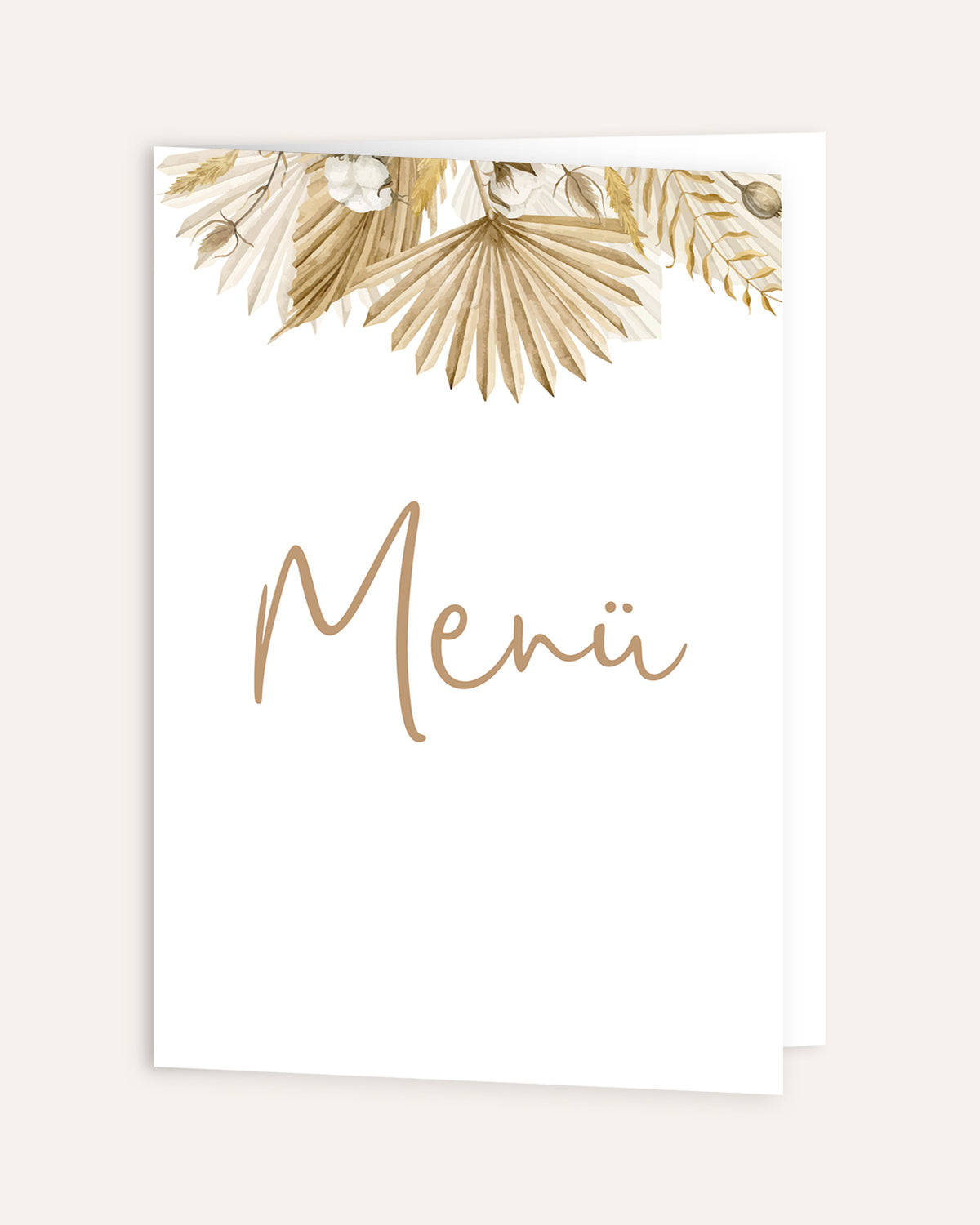 Boho - Menükarte zur Hochzeit Grußkarte Lieblingsmensch®