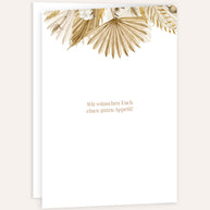 Boho - Menükarte zur Hochzeit Grußkarte Lieblingsmensch®