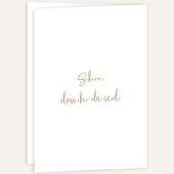 Boho - Kirchenheft zur Hochzeit Grußkarte Lieblingsmensch®