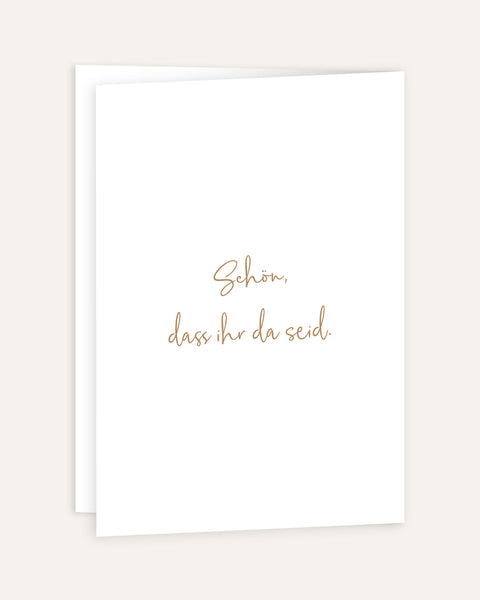 Boho - Kirchenheft zur Hochzeit Grußkarte Lieblingsmensch®