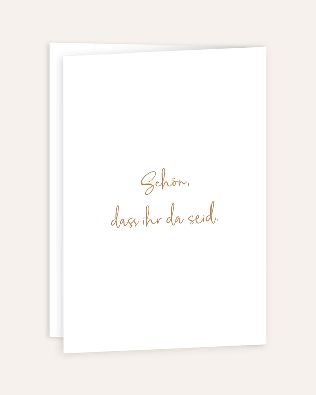 Boho - Kirchenheft zur Hochzeit Grußkarte Lieblingsmensch®